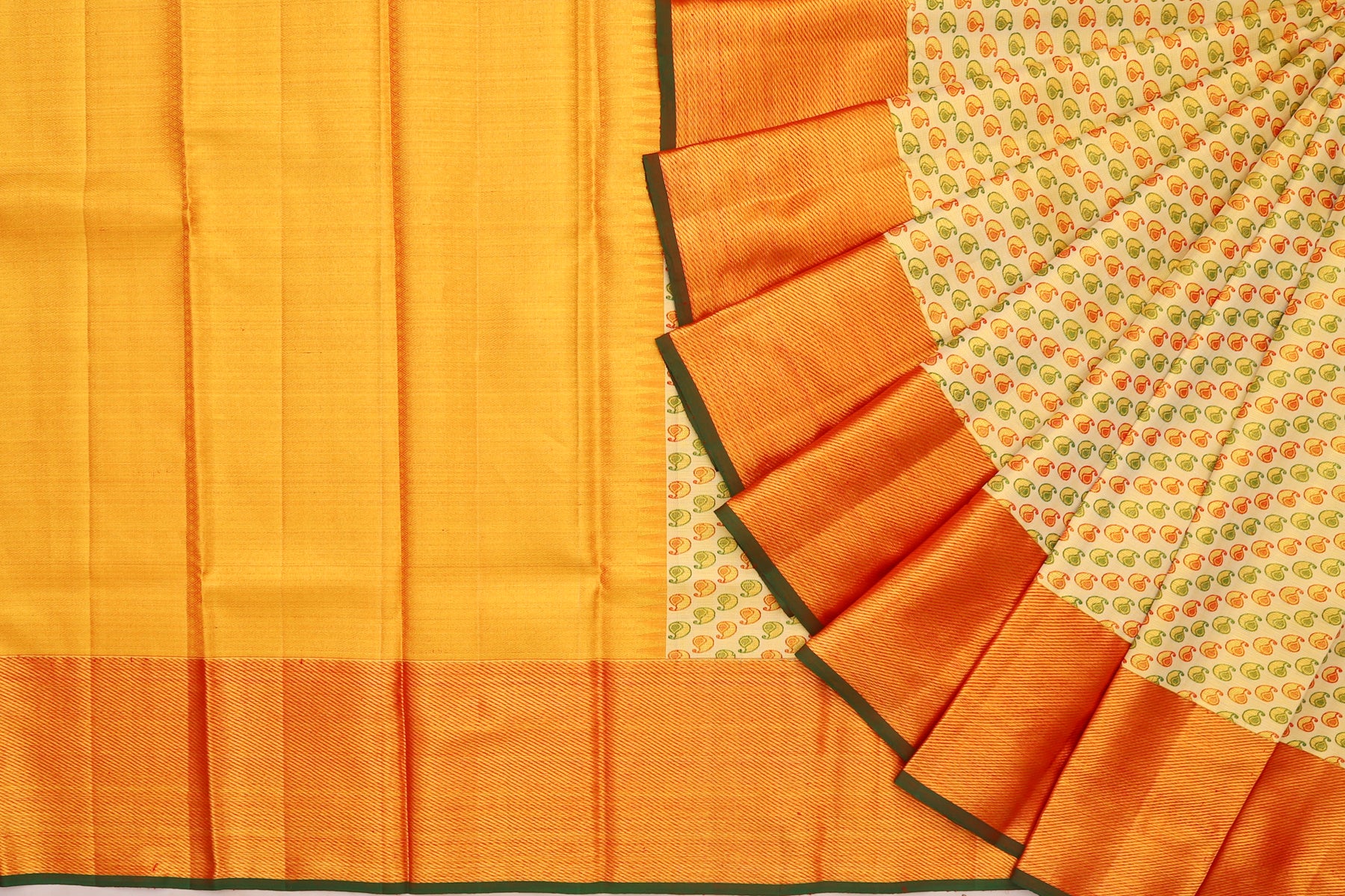Kanchipuram Silk Tissue Gold Saree