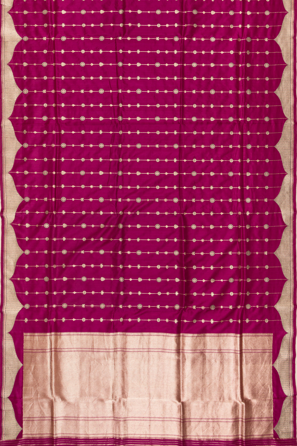 Banarasi Silk Kadwa Brocade Purple Saree