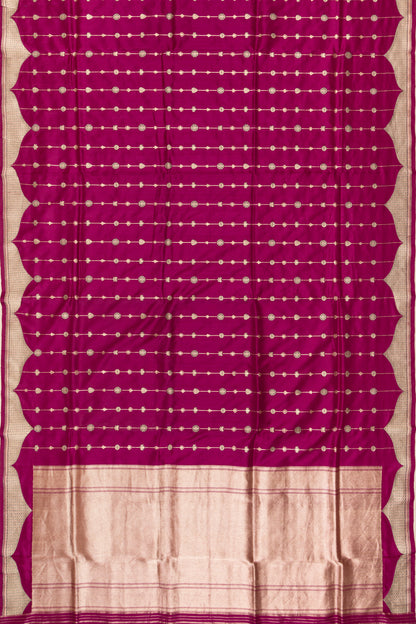 Banarasi Silk Kadwa Brocade Purple Saree