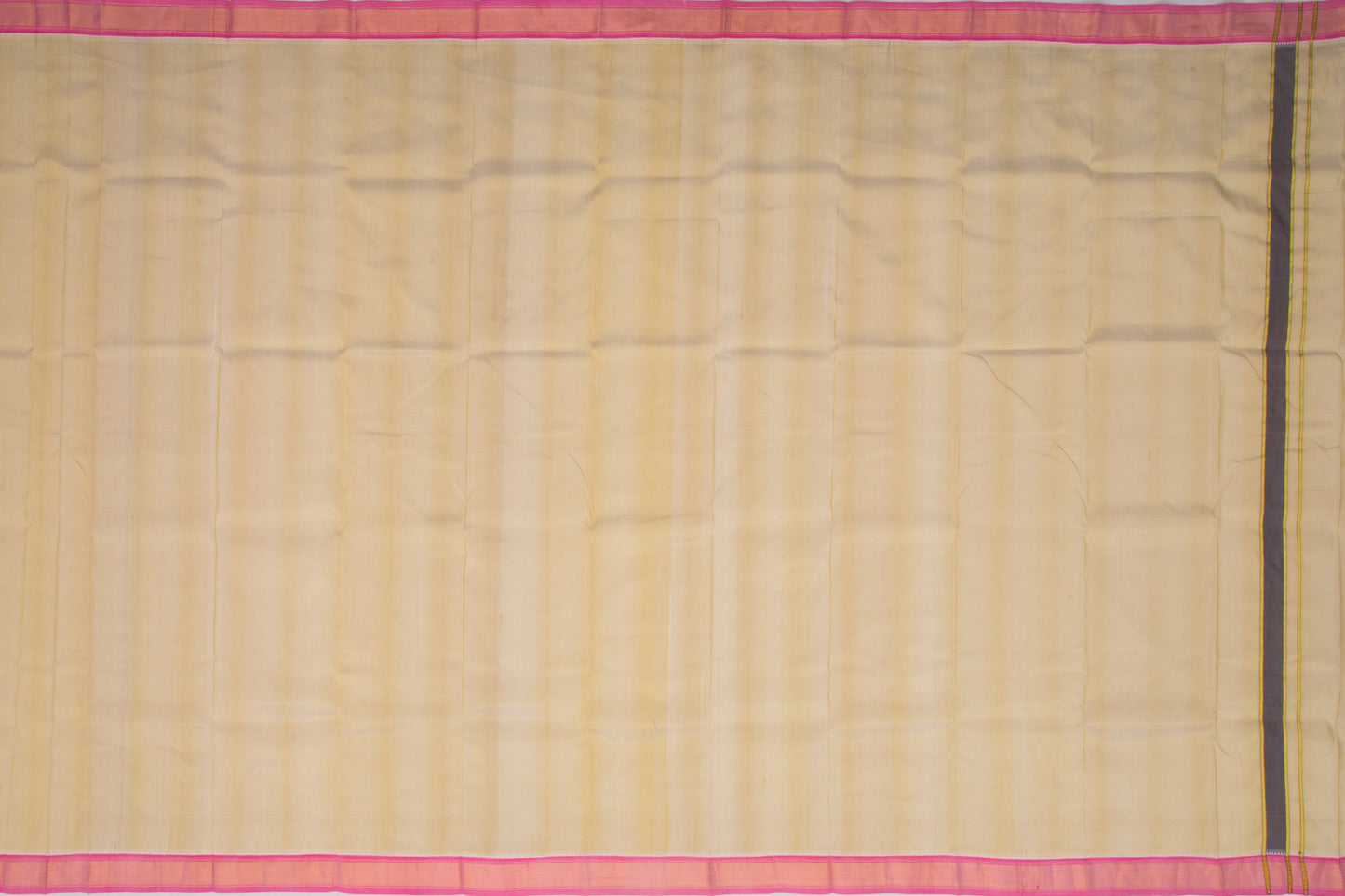 Kanchipuram Pure Silk Tissue Plain Gold Dhoti