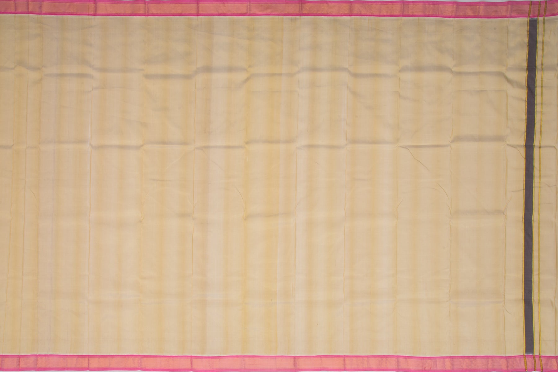 Kanchipuram Pure Silk Tissue Plain Gold Dhoti