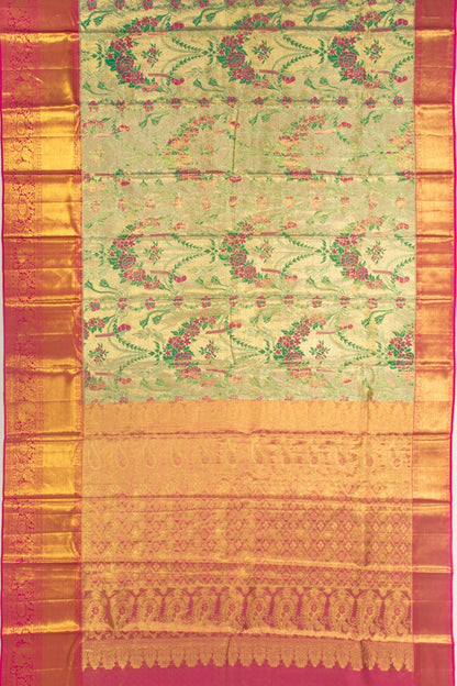 Taranga Kanchi Silk Tissue Gold Saree