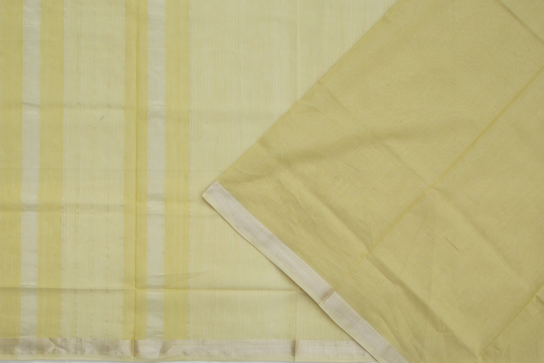 Maheshwari Cotton Checks Mehandi Green Saree