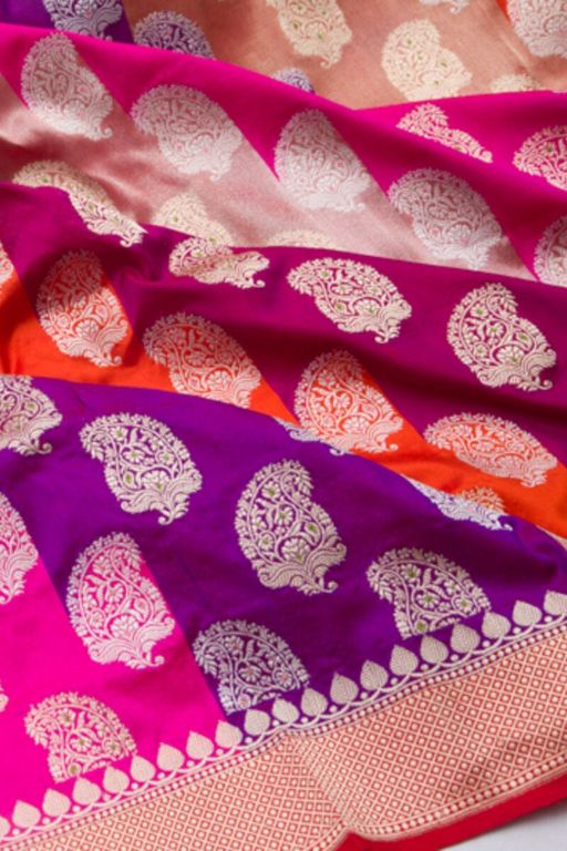 Banarasi Silk Butta Rangkat Saree