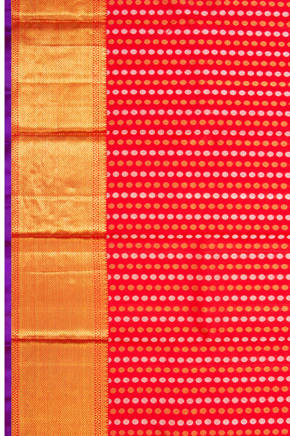 Kanchipuram Silk Brocade Red Dupatta