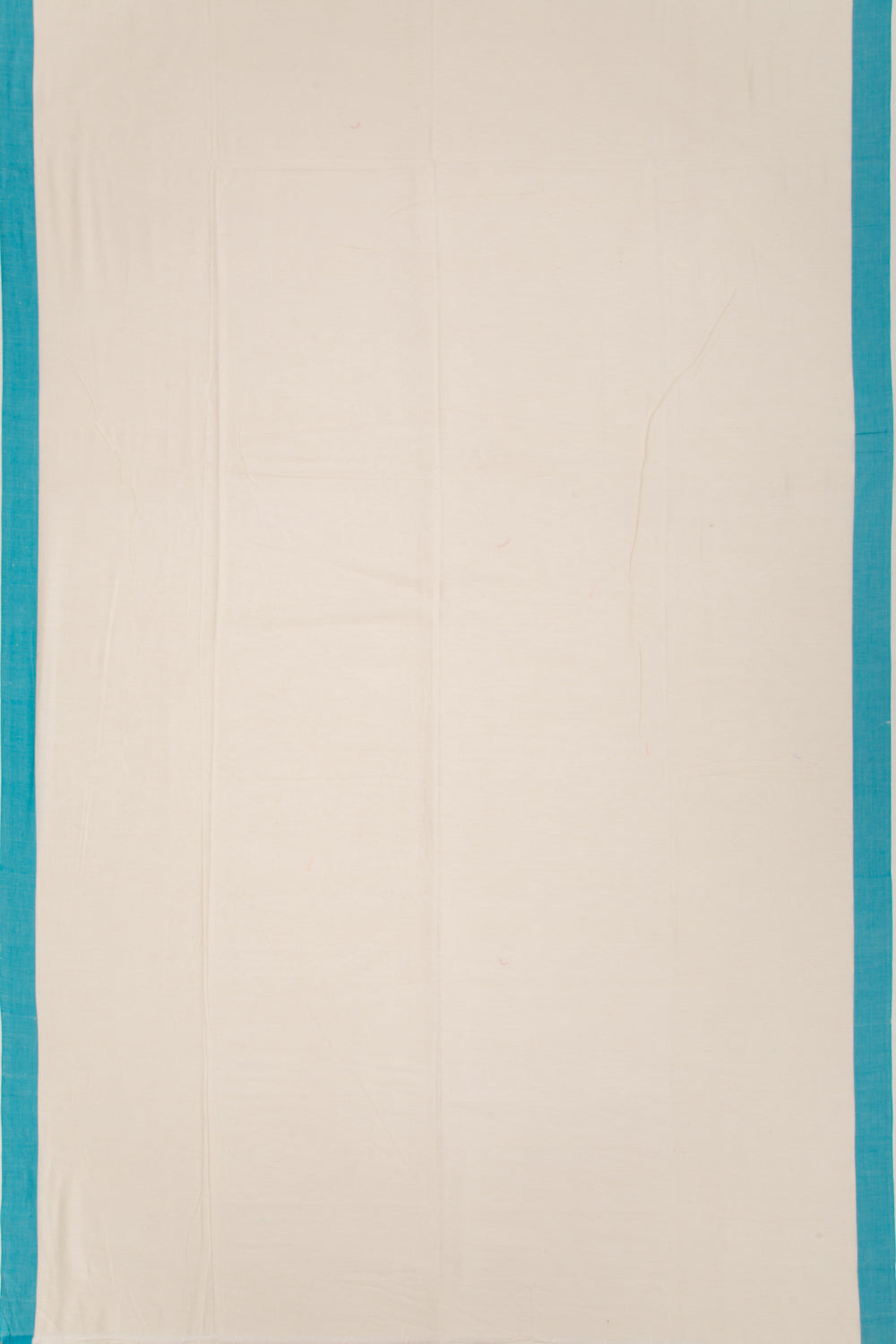 Chanderi Cotton Plain Cream Saree