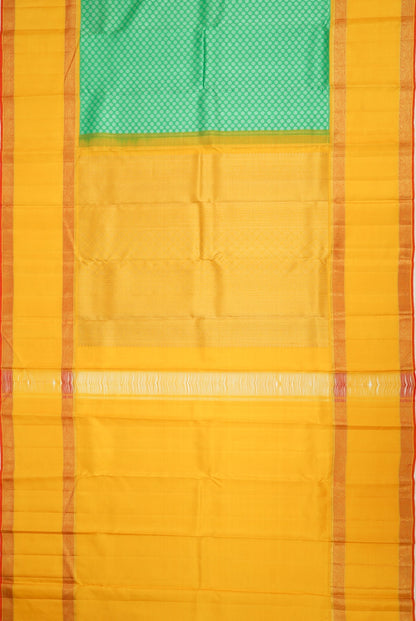 Kanchipuram Silk Brocade Green Saree