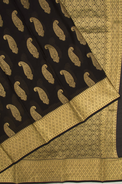 Binny Silk Butta Black Saree
