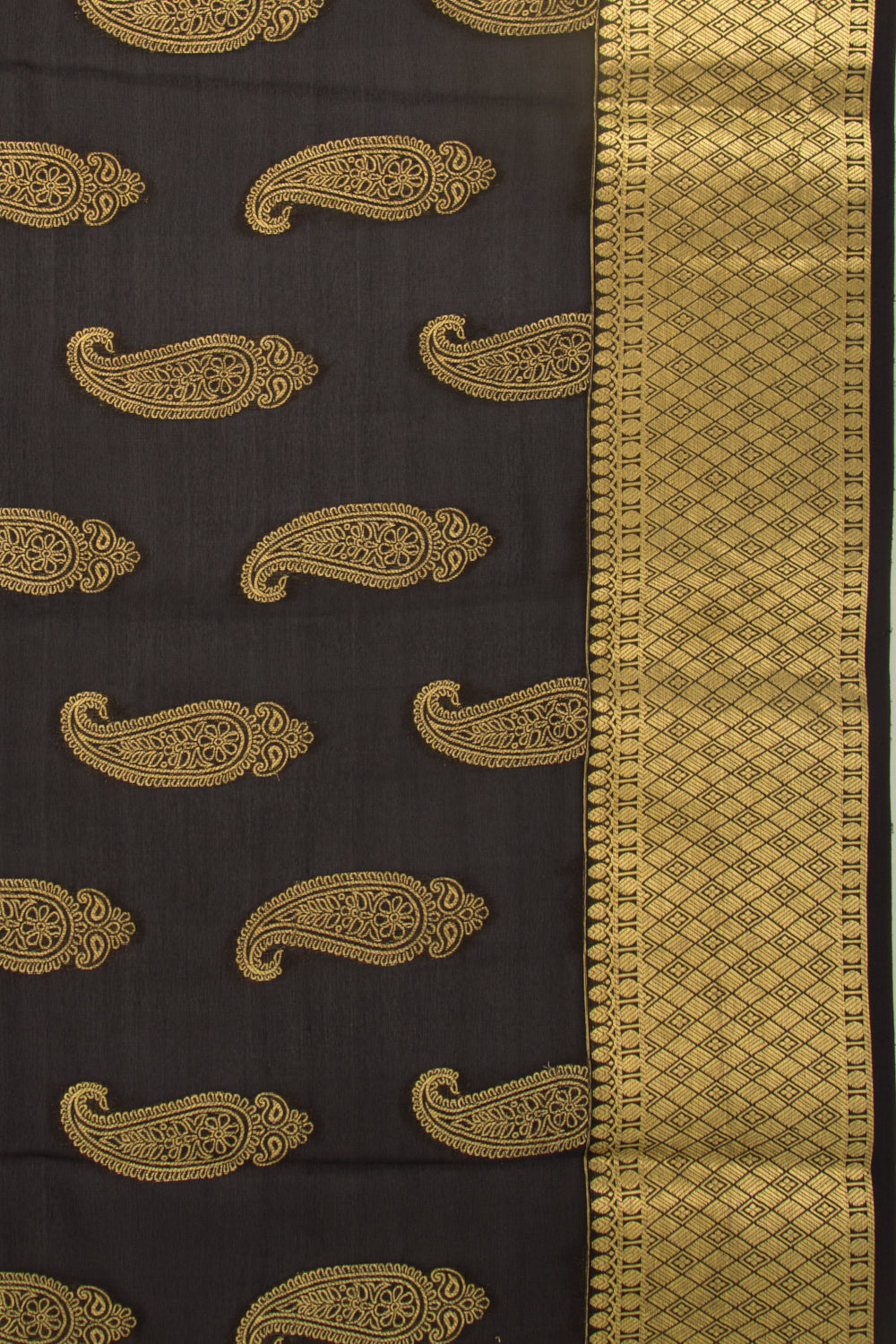 Binny Silk Butta Black Saree