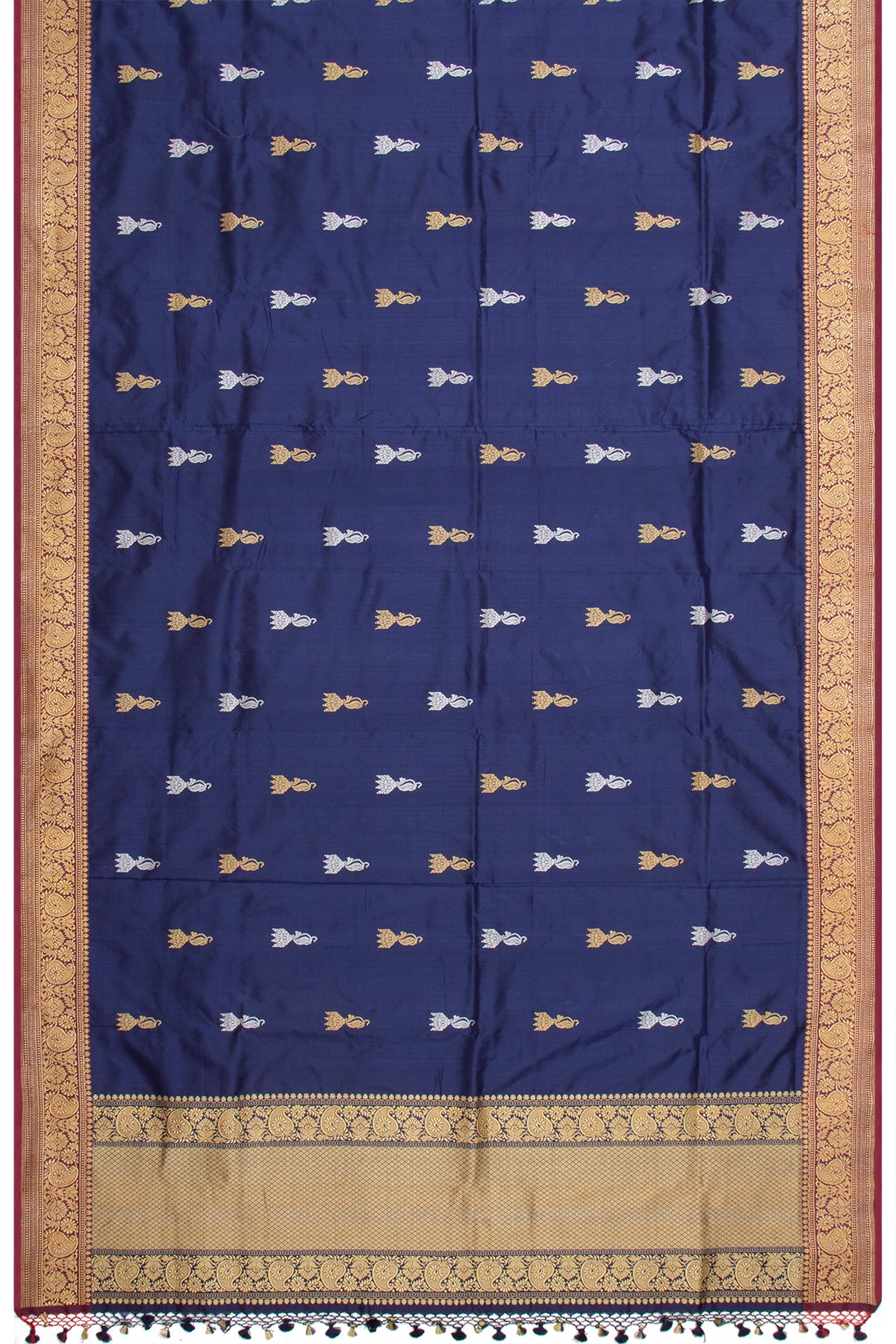 Banarasi Silk Butta Blue Dupatta