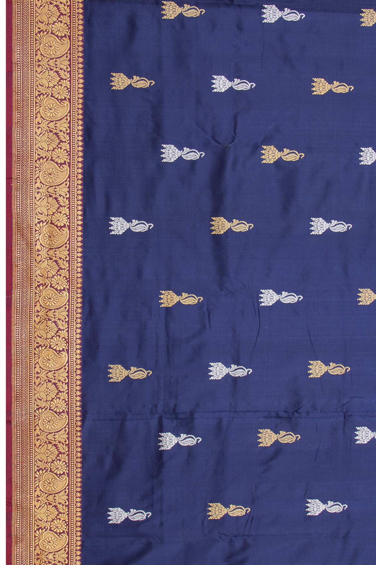 Banarasi Silk Butta Blue Dupatta