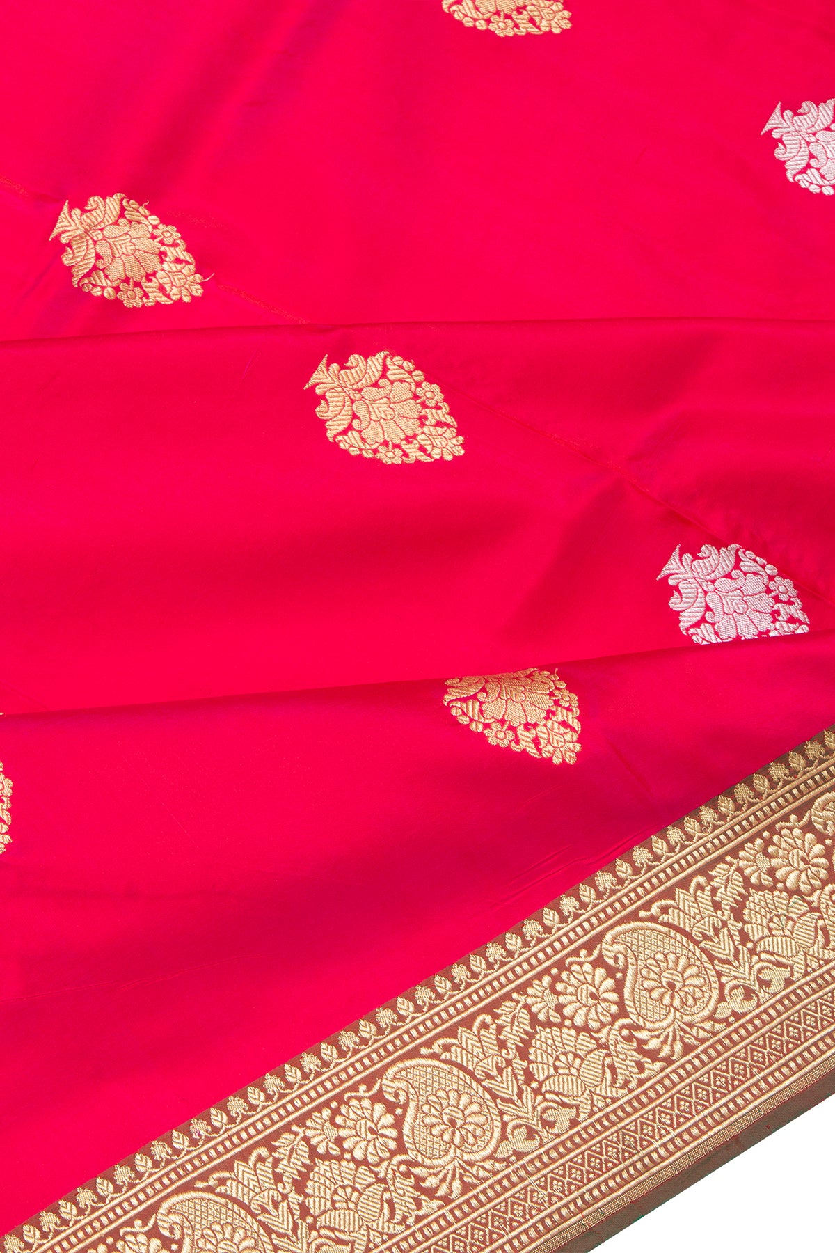 Banarasi Silk Butta Red Dupatta