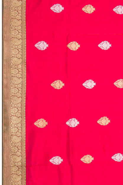 Banarasi Silk Butta Red Dupatta