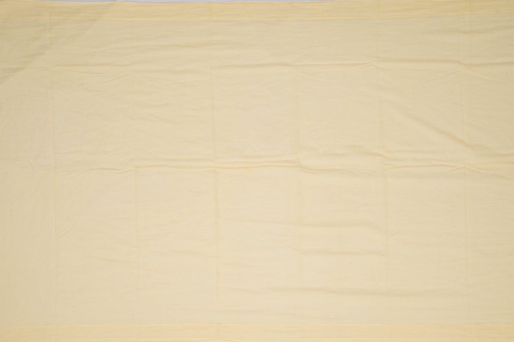 Chanderi Cotton Plain Yellow Saree