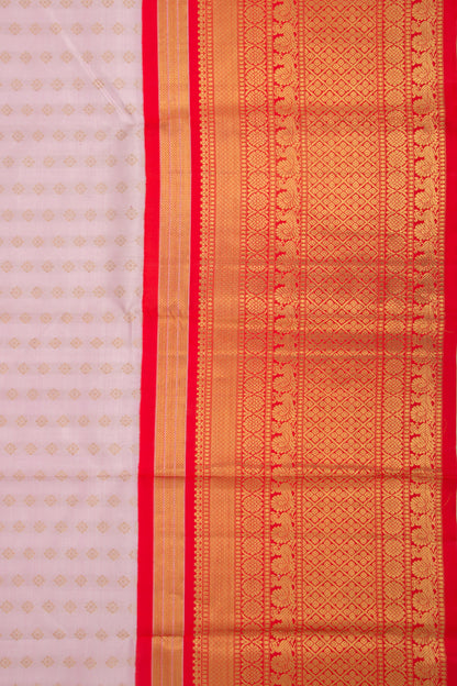 Kanchipuram Silk Butta Baby Pink Saree
