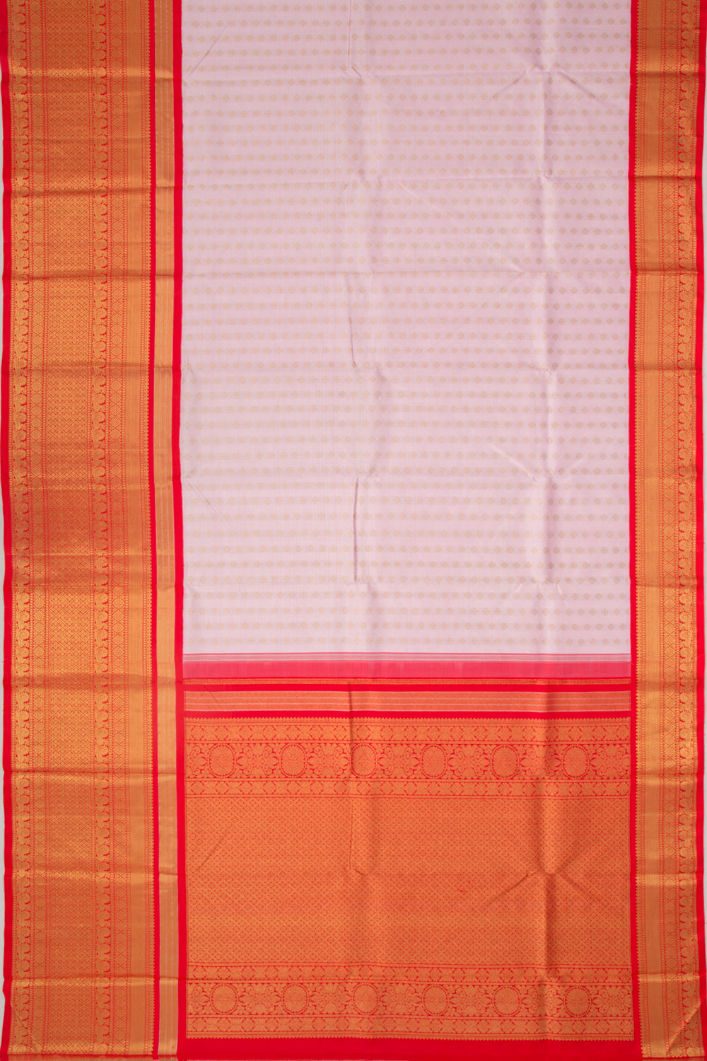 Kanchipuram Silk Butta Baby Pink Saree