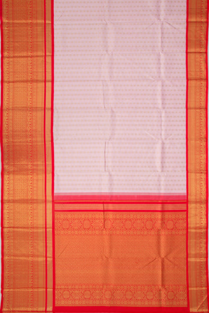 Kanchipuram Silk Butta Baby Pink Saree