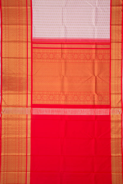 Kanchipuram Silk Butta Baby Pink Saree
