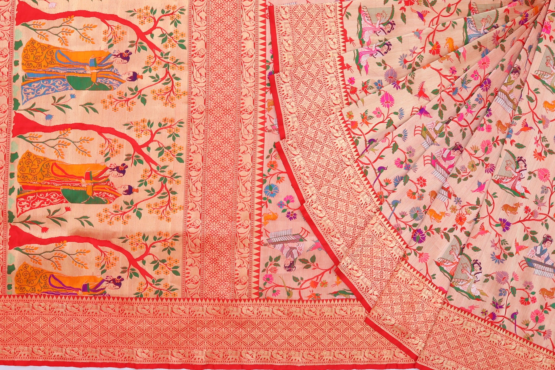 Banarasi Silk Tissue Gold Saree/5041955_2.jpg