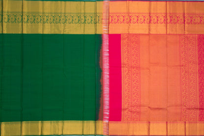 Kanchipuram Silk Jaal Pink Saree