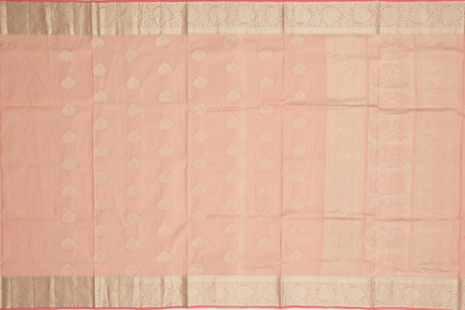 Coimbatore Silk Butta Pastel Pink Saree