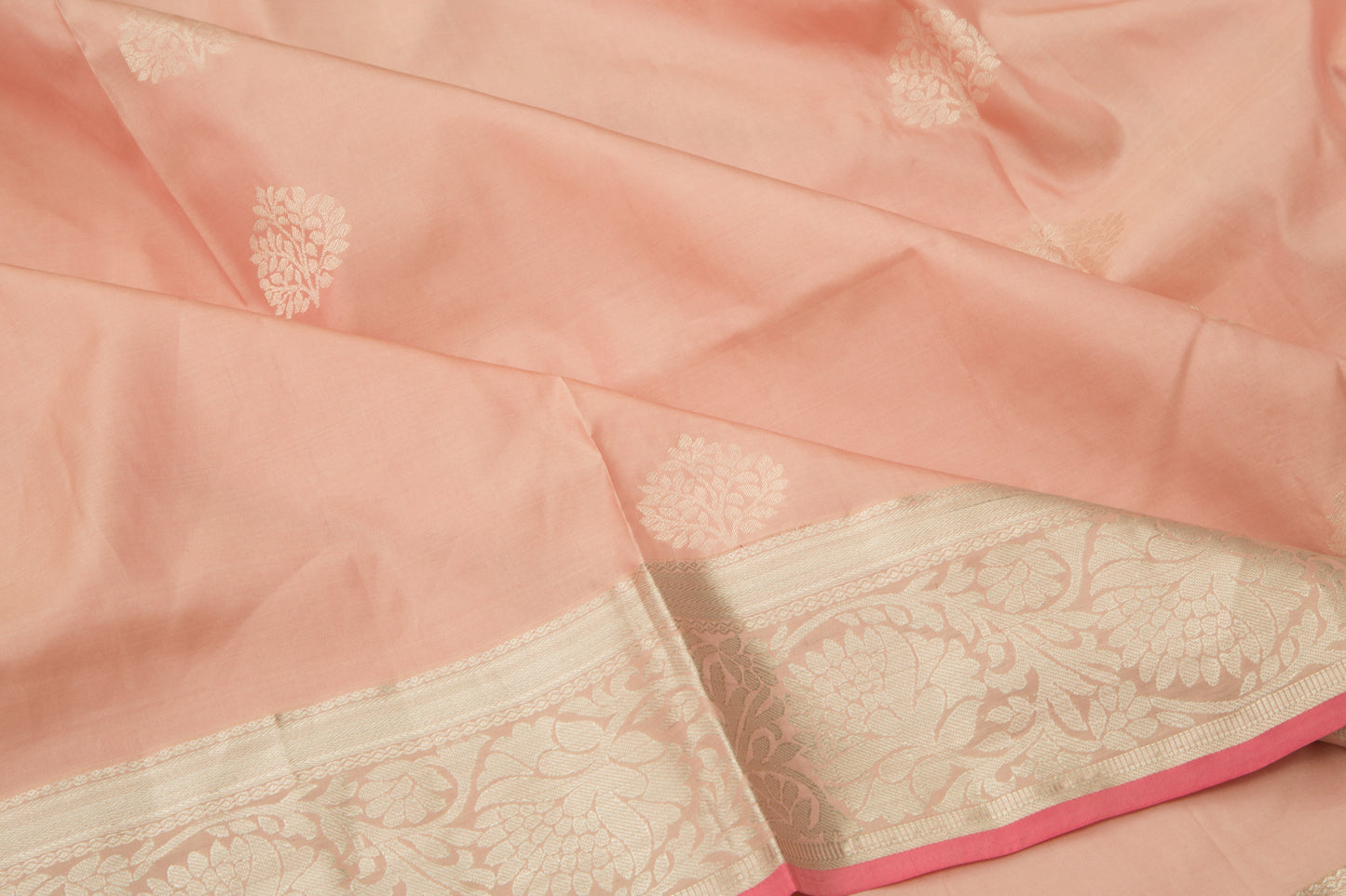 Coimbatore Silk Butta Pastel Pink Saree