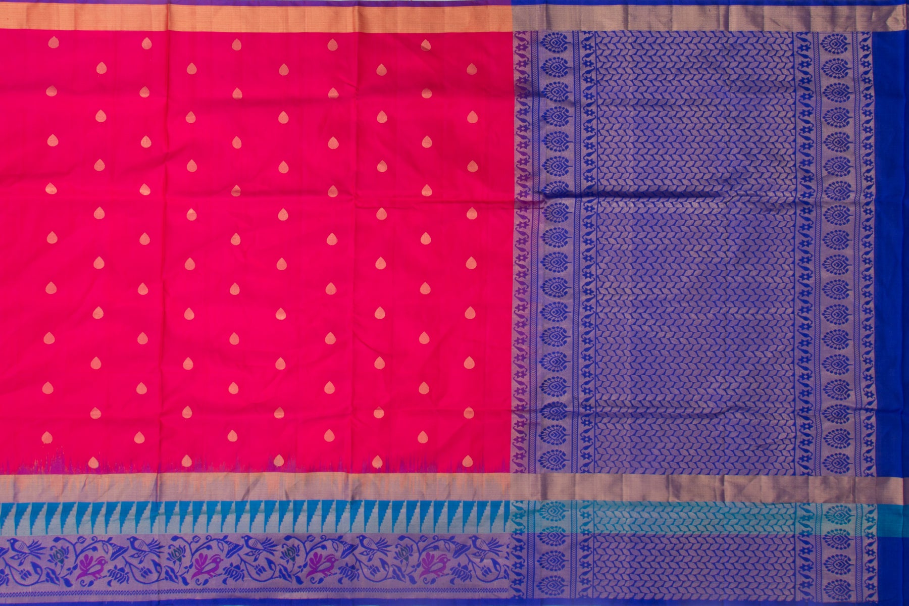 Coimbatore Silk Butta Pink Saree