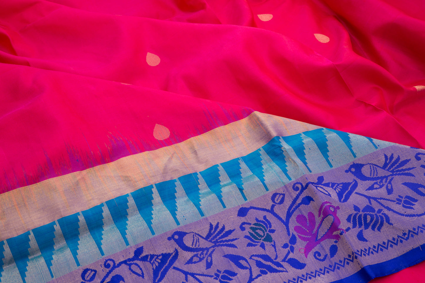 Coimbatore Silk Butta Pink Saree