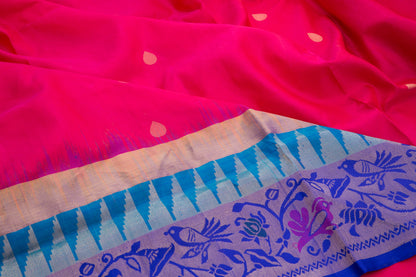 Coimbatore Silk Butta Pink Saree