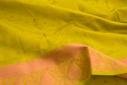 Coimbatore Silk Butta Green Saree