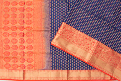 Coimbatore Soft Silk Butta Dark Blue Saree/5075176_2.jpg