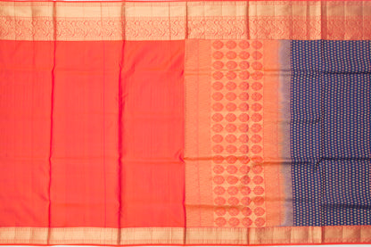 Coimbatore Soft Silk Butta Dark Blue Saree