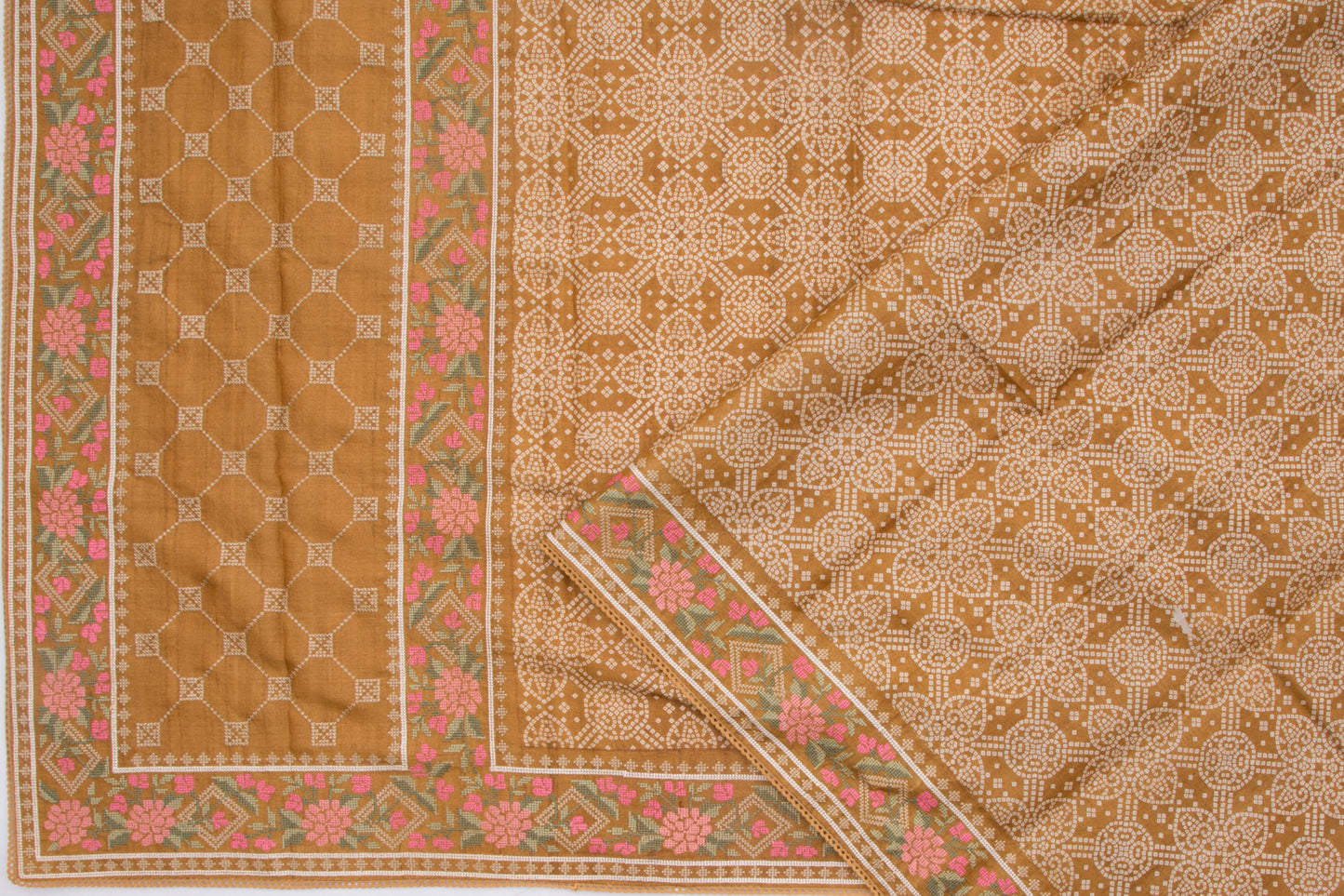 Tussar Printed Pastel Brown Saree/5075874_2.jpg