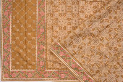 Tussar Printed Pastel Brown Saree/5075874_2.jpg