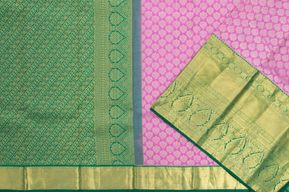 Kanchipuram Silk Brocade Lavender Saree/5077125_2.jpg