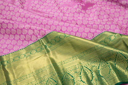 Taranga Kanchi Silk Brocade Lavender Saree