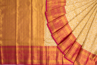 Kanchipuram Silk Tissue Brocade Gold Saree/5077168_2.jpg