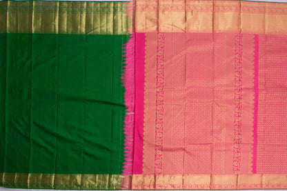 Taranga Kanchi Silk Brocade Pink Saree