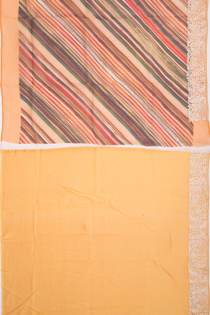 Organza Printed Multicolor Saree