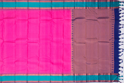 Soft Silk Jacquard Pink Saree