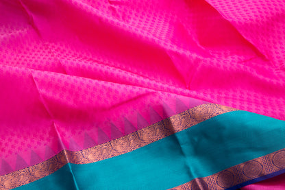 Soft Silk Jacquard Pink Saree