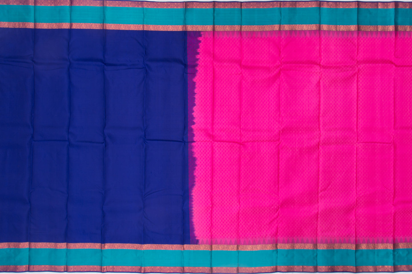 Soft Silk Jacquard Pink Saree