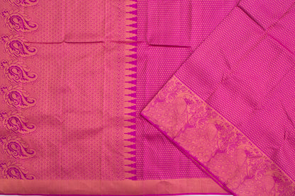 Kanchipuram Silk Brocade Pink Saree/5085192_2.jpg