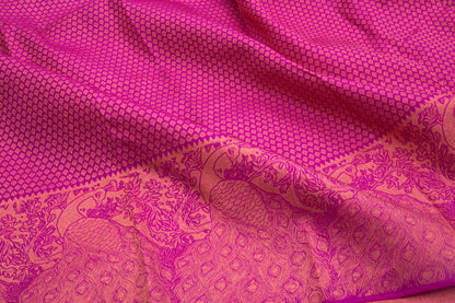 Taranga Kanchi Silk Brocade Pink Saree