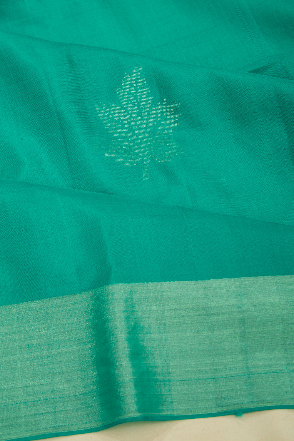 Coimbatore Soft Silk Butta Sea Green Saree