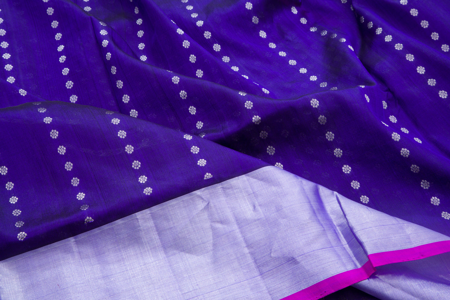 Venkatagiri Silk Brocade Dark Blue Saree