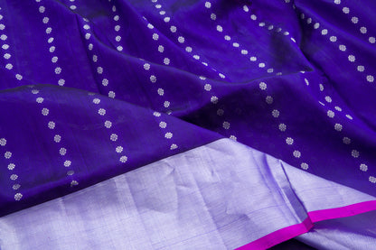 Venkatagiri Silk Brocade Dark Blue Saree