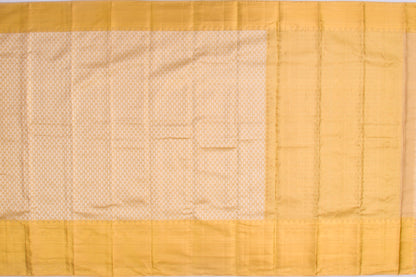 Kanchipuram Silk Tissue Brocade Gold Saree