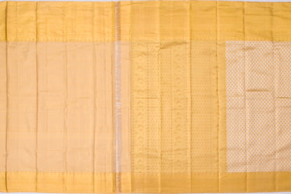 Kanchipuram Silk Tissue Brocade Gold Saree