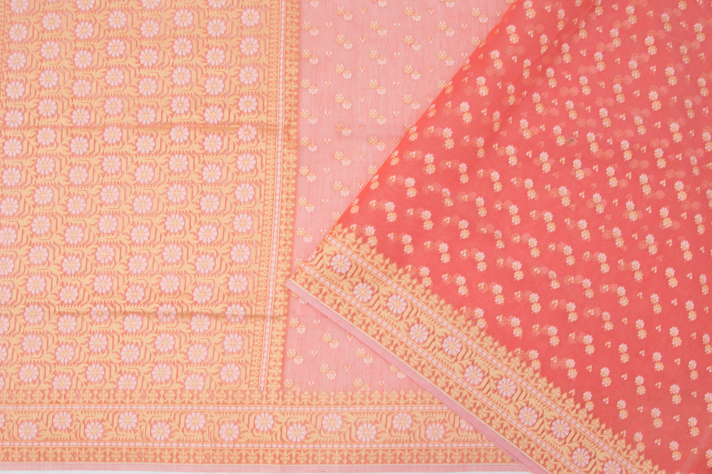 Organza Butta Peach Saree/5094625_2.jpg